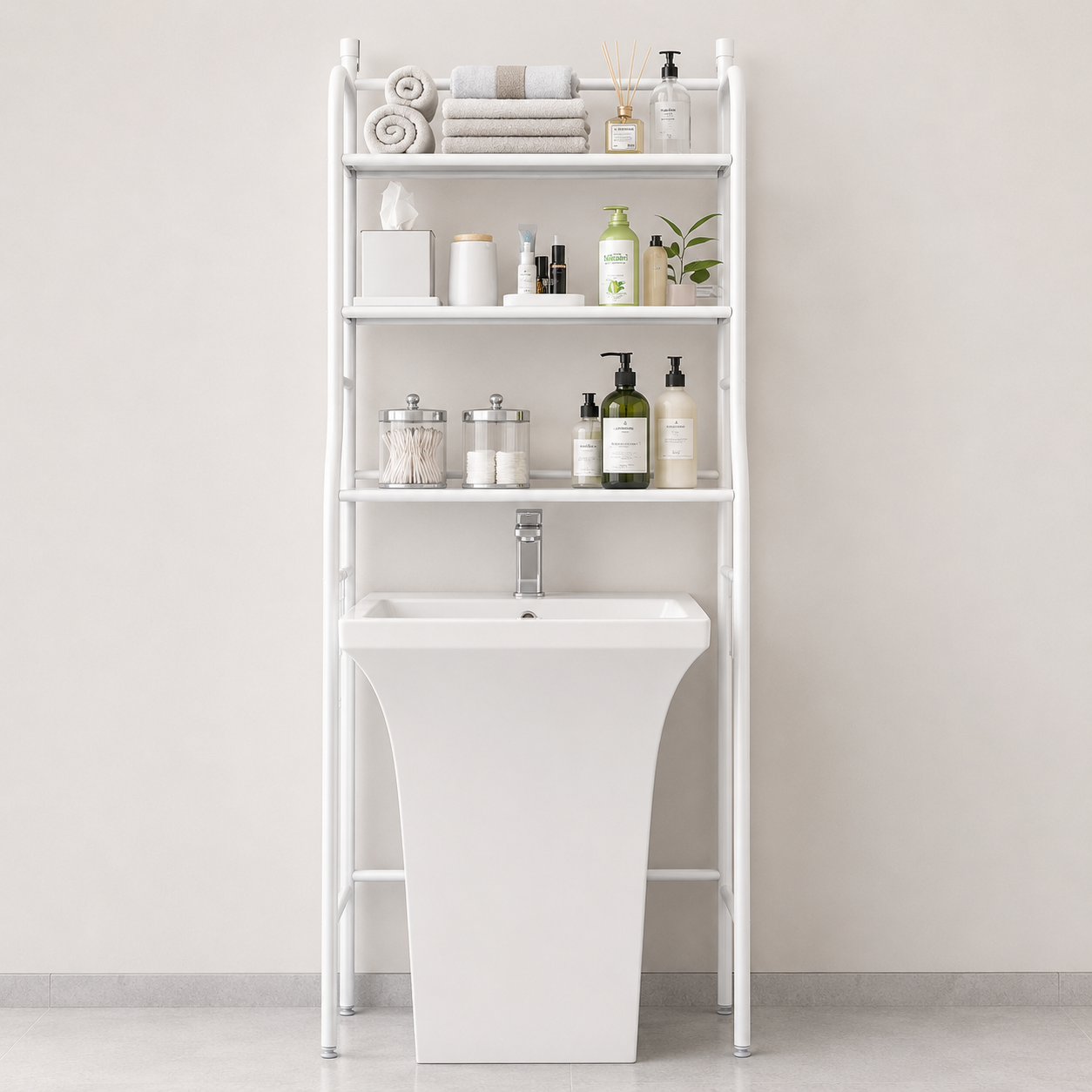 3-Tier Over Toilet Storage Rack
