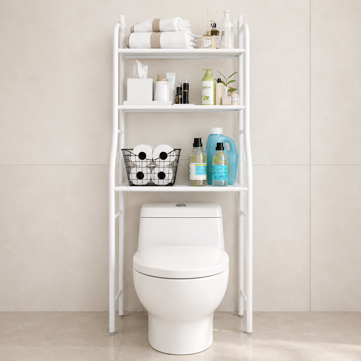 3-Tier Over Toilet Storage Rack